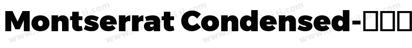 Montserrat Condensed字体转换